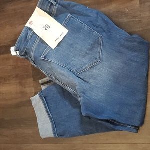 Warp and Weft JFK Capri Jeans Size Plus Size
